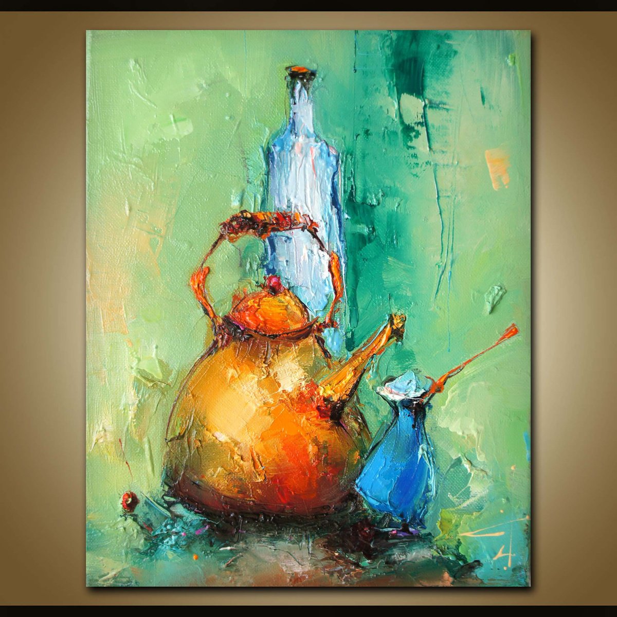 Expressive Oil Painting , Still Life By Stanislav Lazarov, 9 X 12, Artwork For Sale On Artfinder