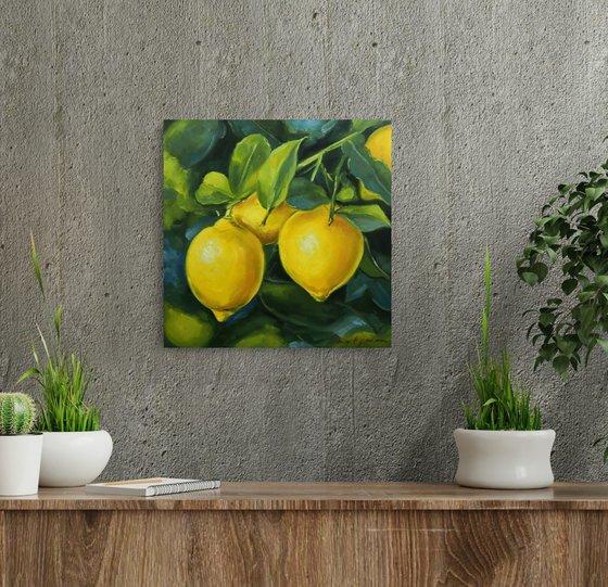 Lemons on a branch