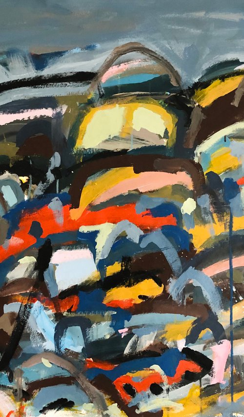 Landscape under the storm. by Ilaria Dessí