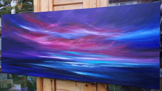 Magenta Dreaming - seascape, emotional, panoramic