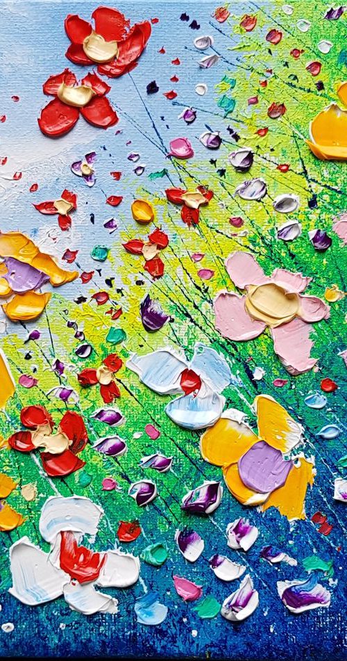 "Wild Meadow Flowers in Love" by Phil Broad