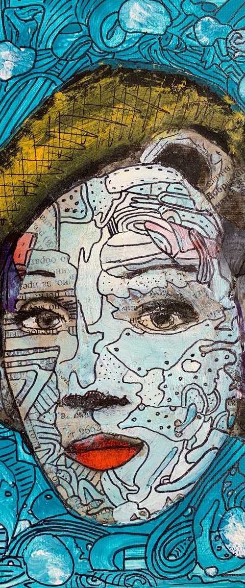 Abstract Marlene Dietrich #15 by Pavel Kuragin