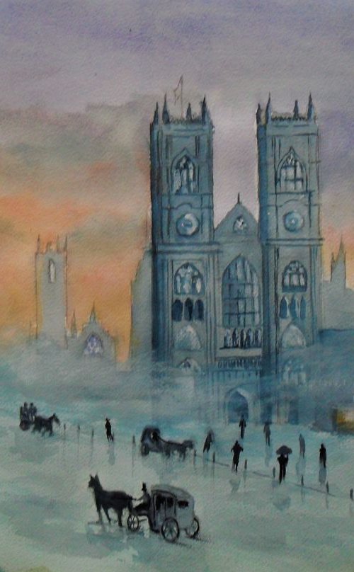 Mist over Westminster by gerry porcher