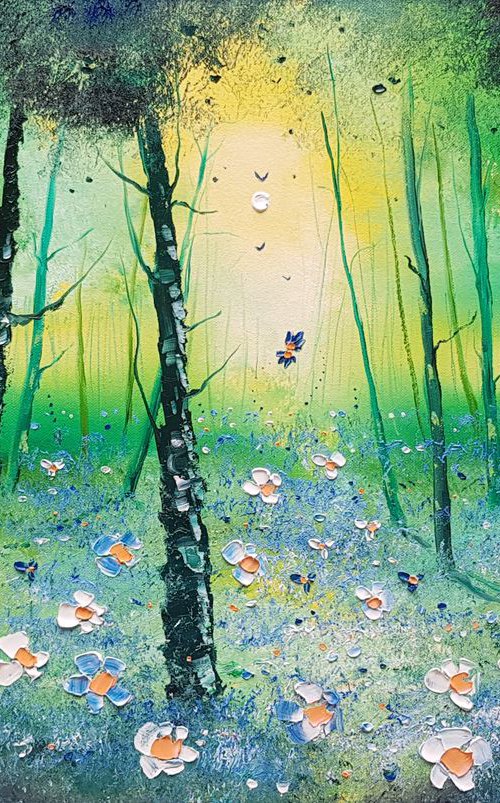 "Lime Forest & Flowers in Love" by Phil Broad