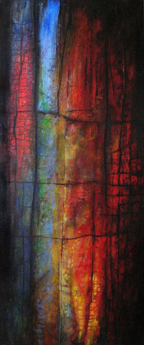stained glass abstract by Daniel Loveday