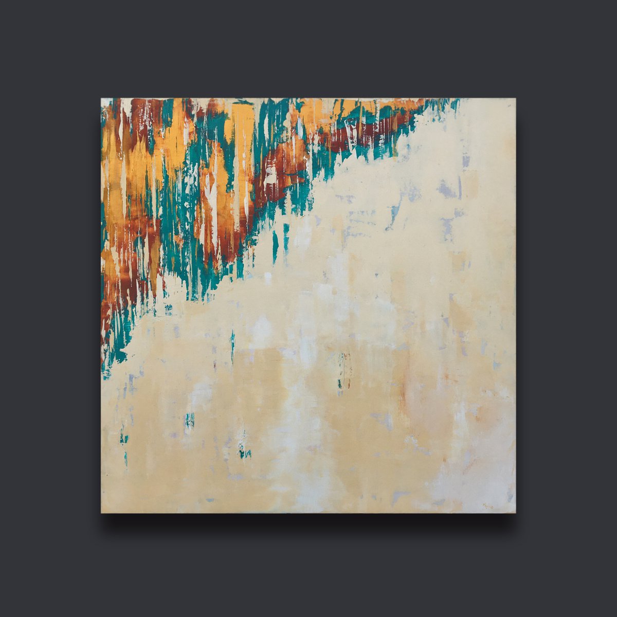 Cascading Tear S1 - Abstract Painting by Matthew Withey