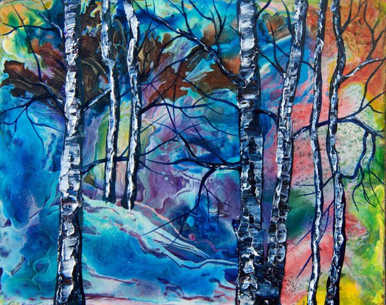 Enchanted Forest  (smalll painting)