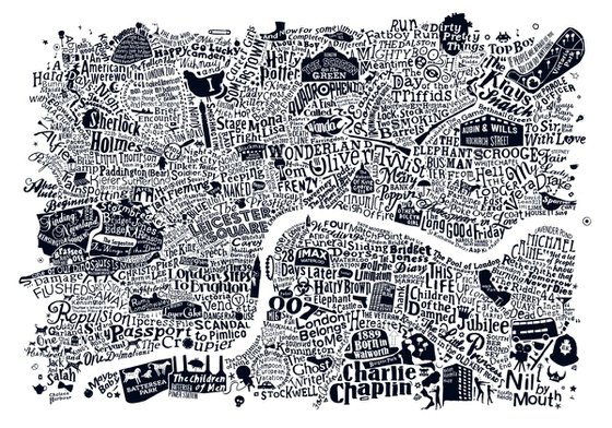 CENTRAL LONDON FILM MAP (White)