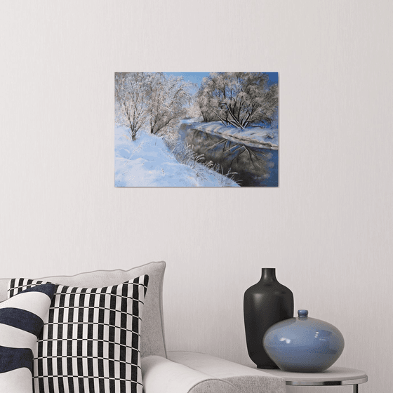 Winter Landscape Painting