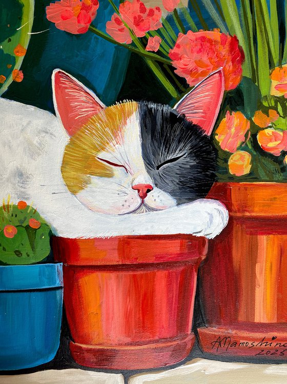 Siesta Among Blossom