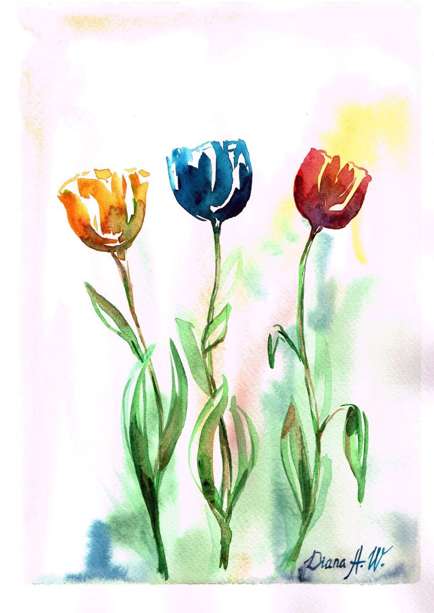 Tulips by Diana Aleksanian