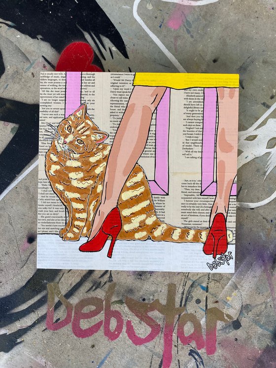 Cat Capers Kitchen 2 30cm x 30cm