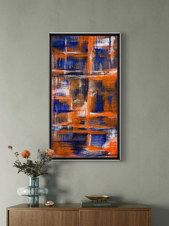Echoes of Fire 50x90х2 cm