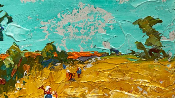 Sunny day in the field