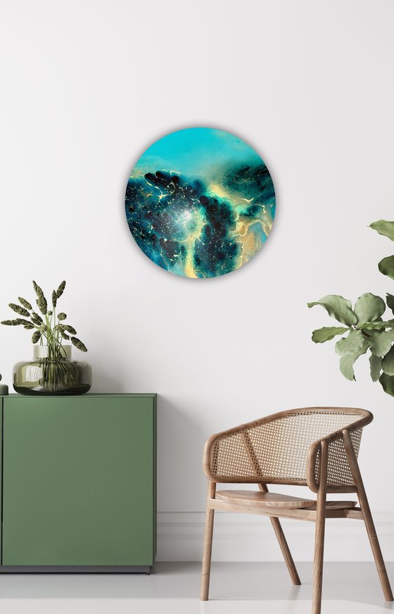 Golden Halo, Blue Depth #2
