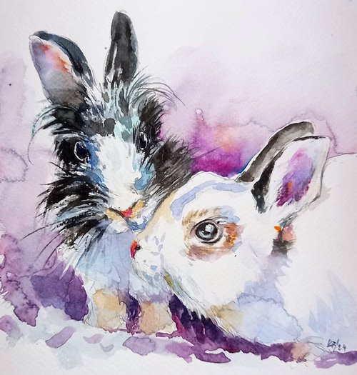 Cute rabbits by Kovács Anna Brigitta