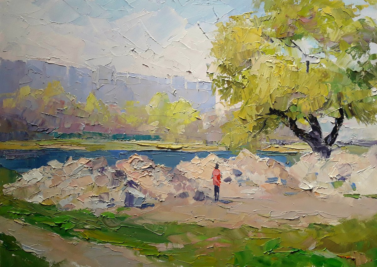 Oil painting Spring morning nSerb652 by Boris Serdyuk