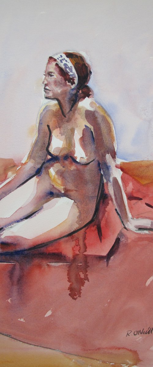 seated female nude by Rory O’Neill