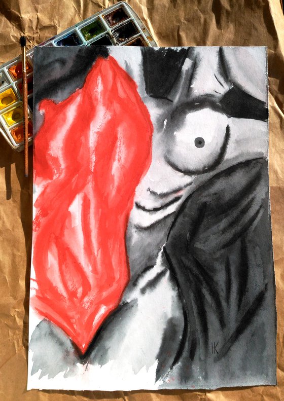 Woman Nude Painting