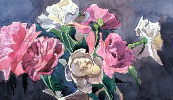 Still Life with Peonies