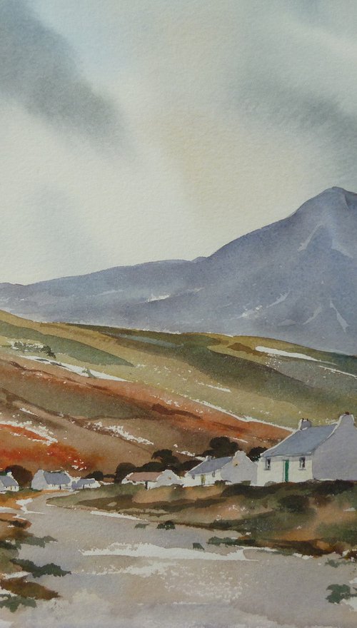 Cottages near Errigal by Maire Flanagan