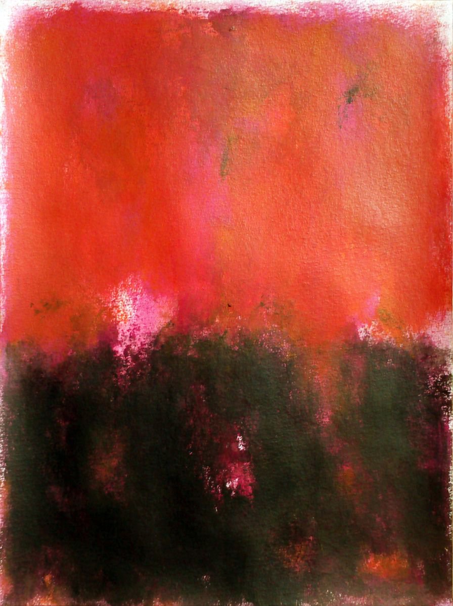 Orange field by Luis Medina