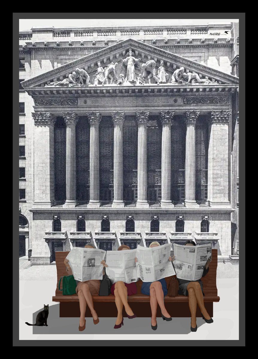 Expressive Portrait Painting By Joe Mcharg, 30 X 42, Checking Our Investments, Original Artwork