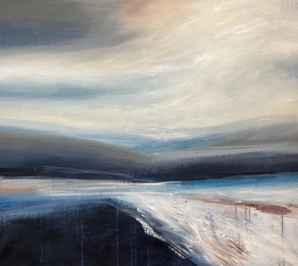  Cold Silence By Helen Mount, 39 X 35, Artwork For Sale On Artfinder