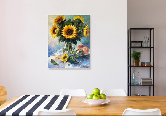 Burst Sunflowers