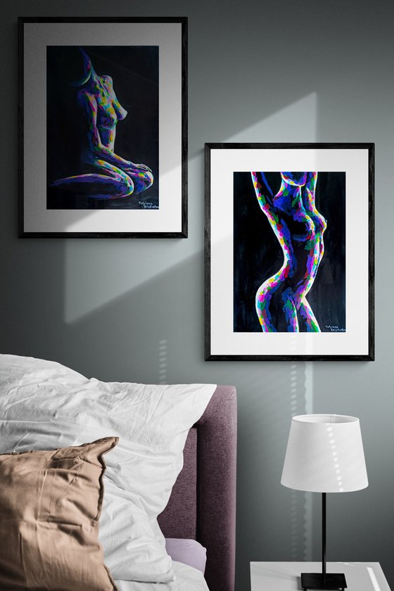 Echoes of the Body. Diptych