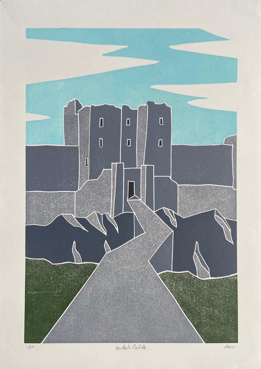 Harlech Castle I by Paul Rickard