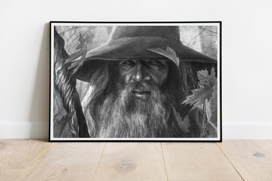 Wizard Gandalf " The Lord of the Rings".