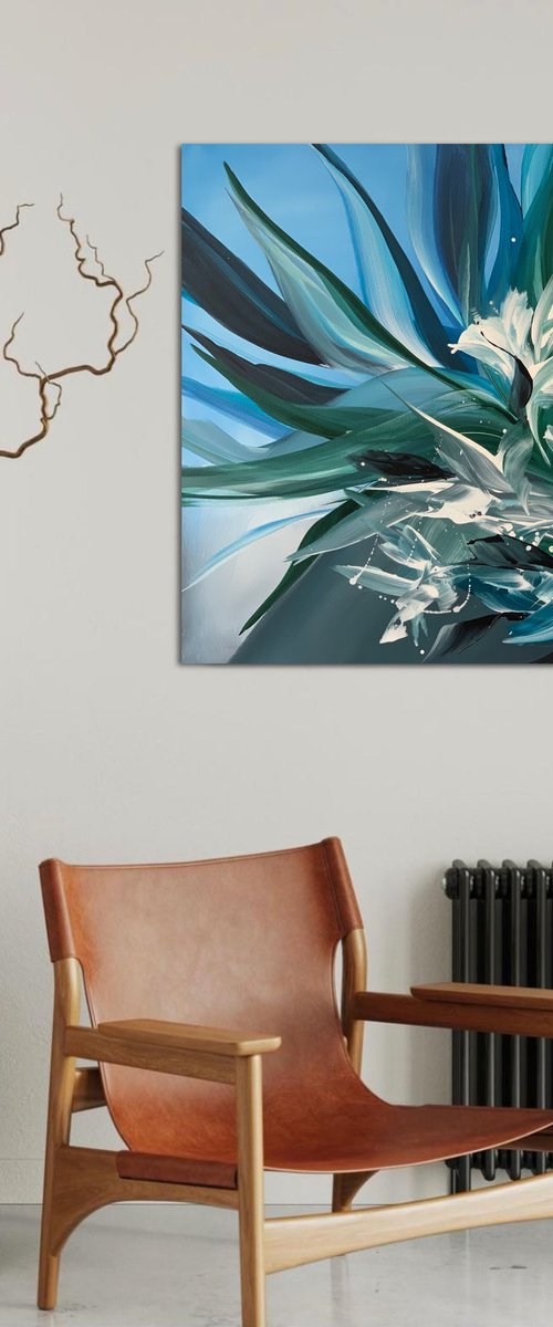 Blue-Green Artistry by Marina Skromova
