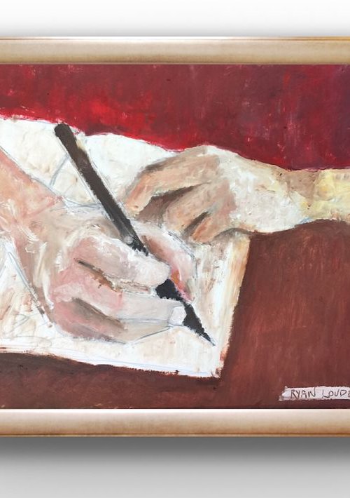 Writing The First Word Is A... by Ryan  Louder