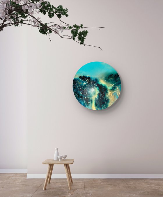 Golden Halo, Blue Depth #2