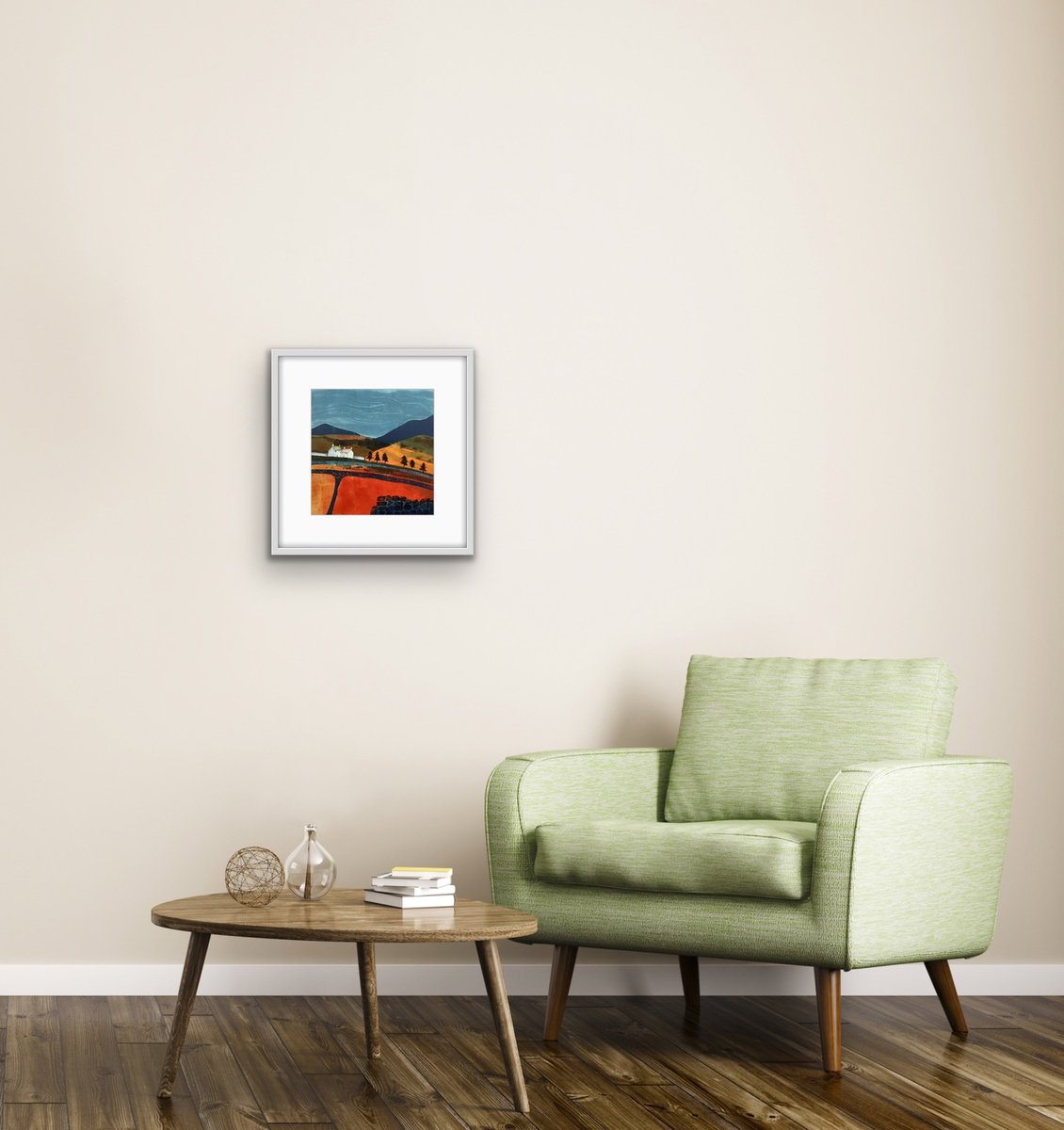 Impressionistic Landscape Limited Edition Print By Jay Seabrook, 16 X 16, A Warm Glow, Original Artwork