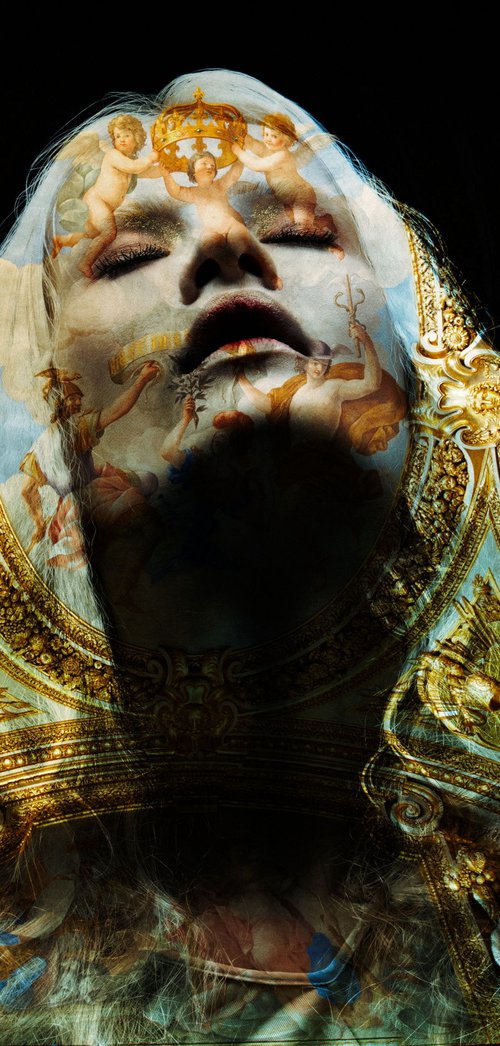 ANGELS & DEMONS - BY TOMAAS PRINTS UNDER ACRYLIC GLASS FOR SALE by TOMAAS