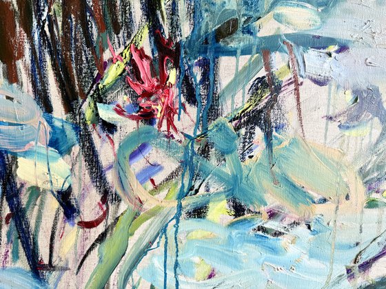 Spring pond.