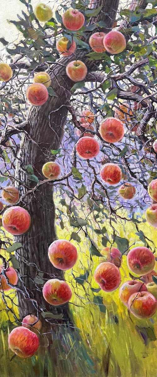 Apple Tree in Summer by Evgeniia Mekhova