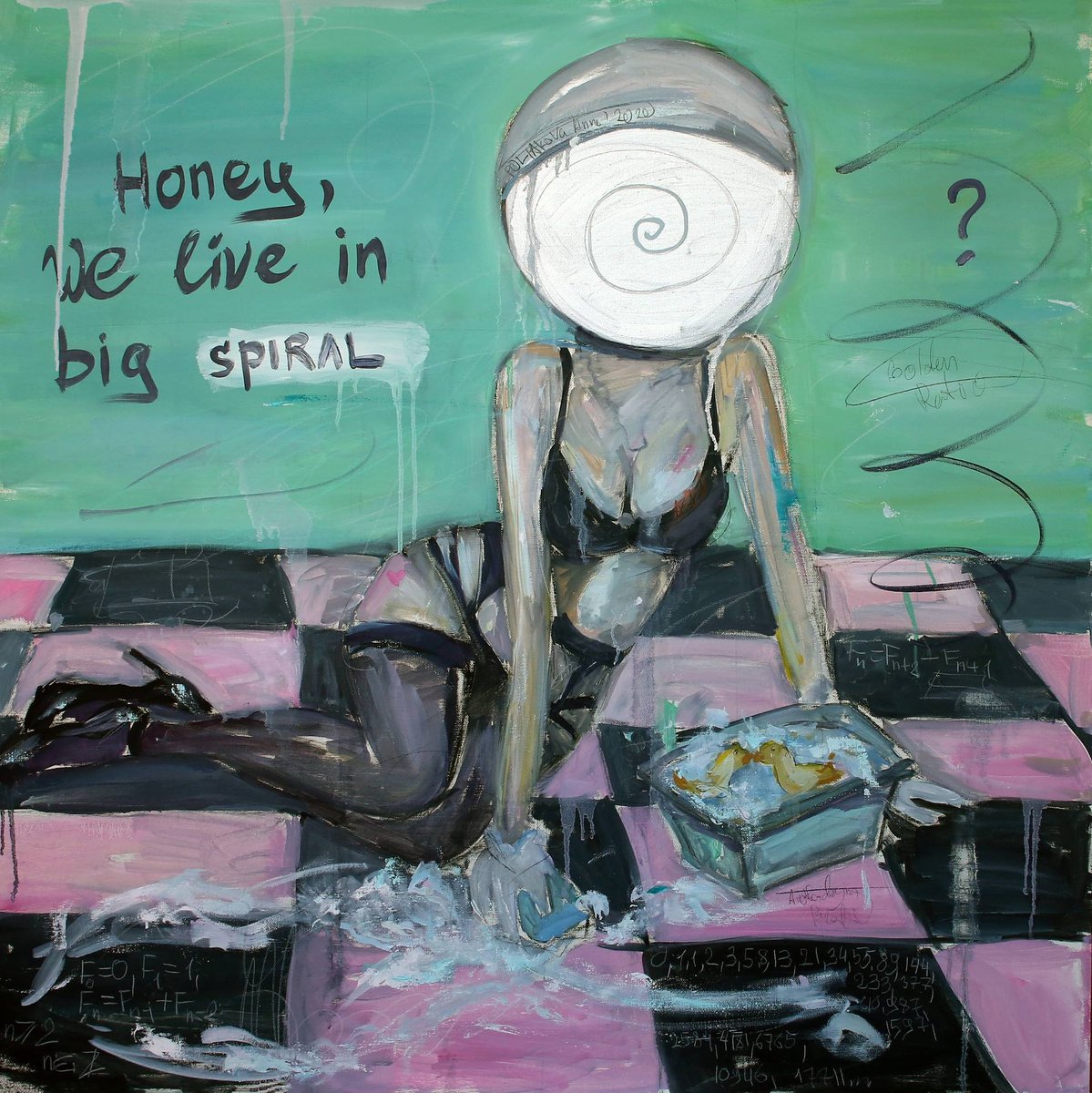 Honey, we live in big spiral! by Anna Poliakova