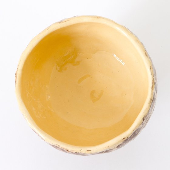Ceramic bowl "Lions" 11x10 cm / 4.33х3.93 inch