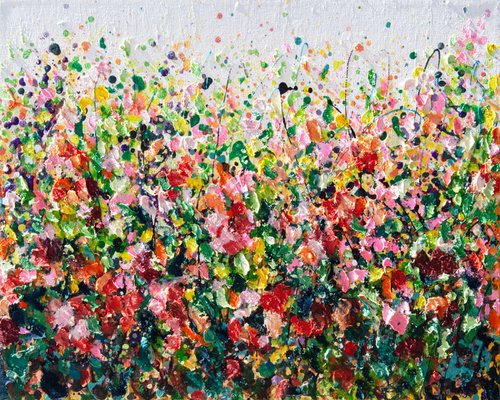 Impasto Garden Symphony by Lena Owens - OLena Art
