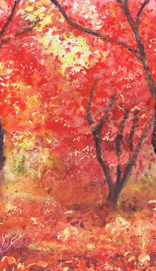 Autumn Trees (Forever Autumn) by Michele Wallington