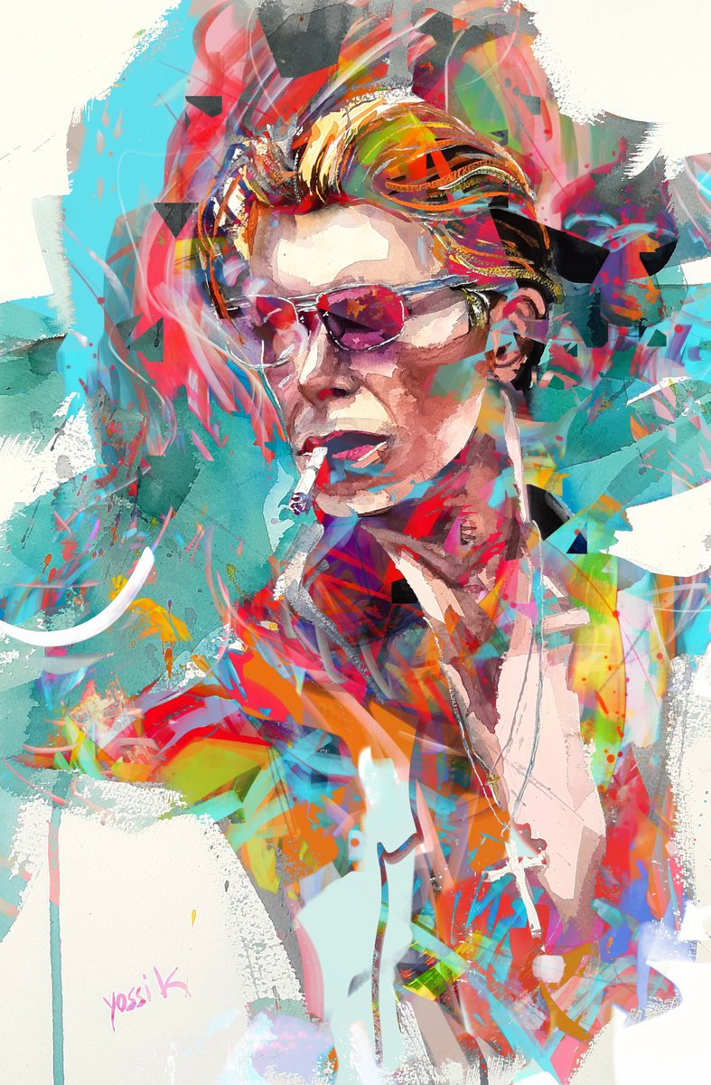 Dvid Bowie by Yossi Kotler