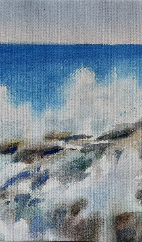 The waves by Tatiana Smirnova