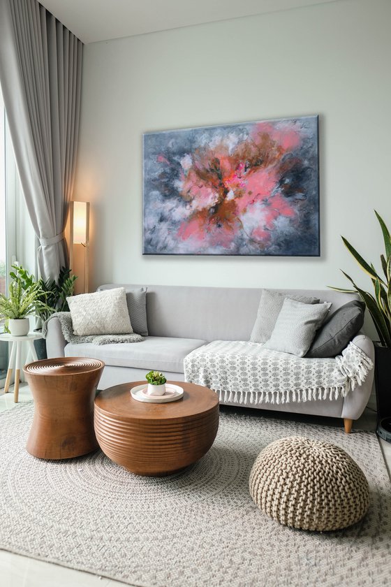 Big size abstract painting Smooth Chaos