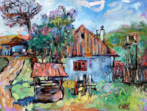 Old Well and Lilac