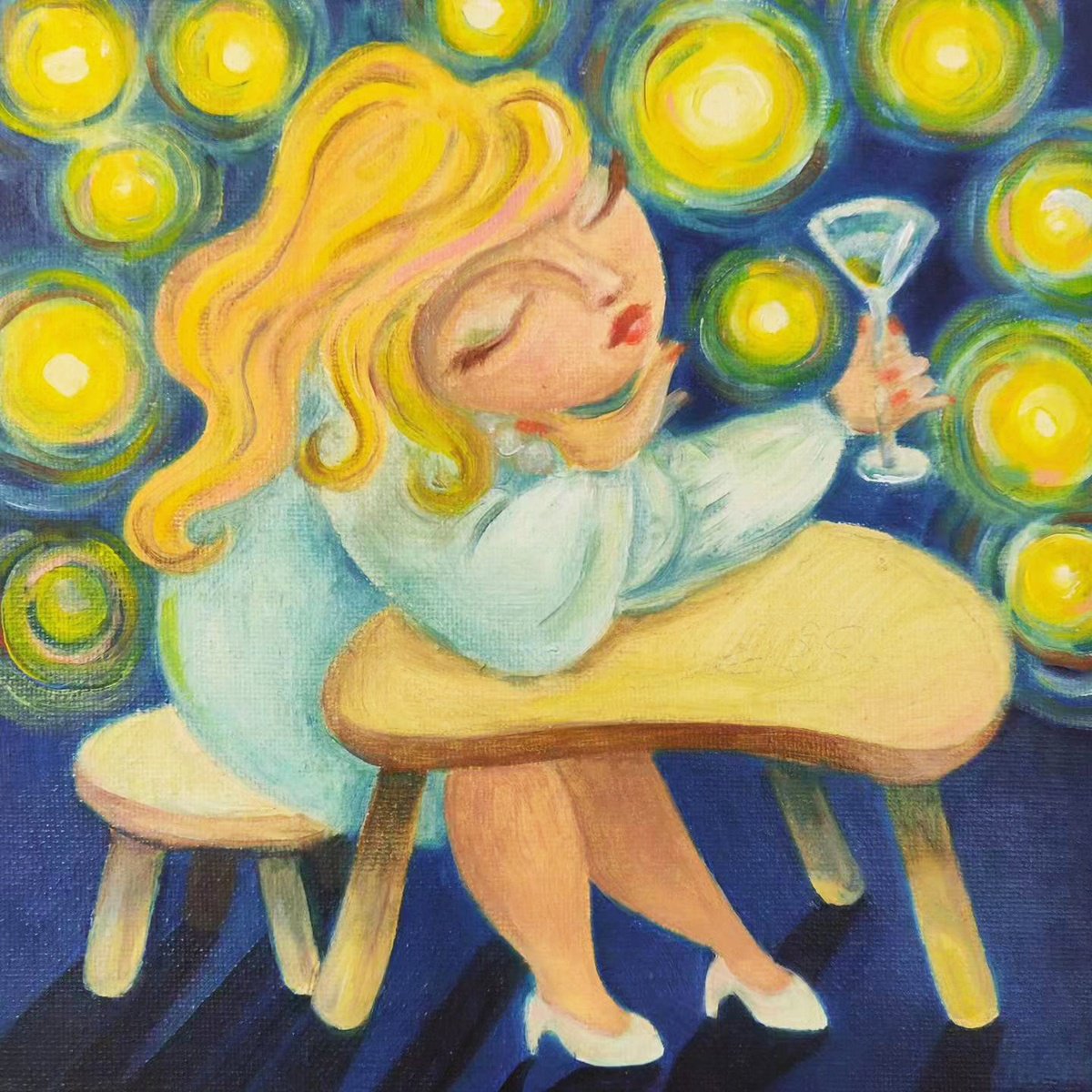 Glass Of Martini by Vio Valova