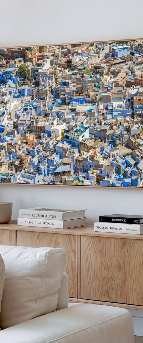 The Blue City VII by Serge Horta