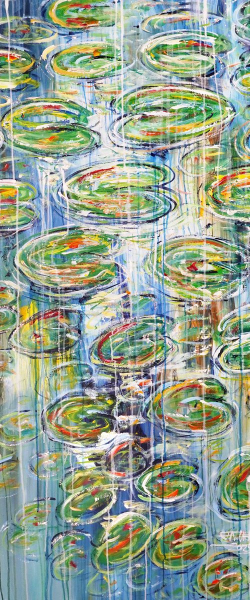 Water Lilies D 1 by Peter Nottrott